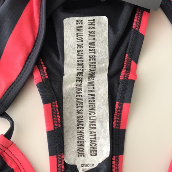 Mossimo striped swim bottom size S/P NWT - Picture 3 of 4